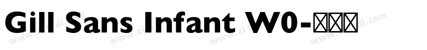 Gill Sans Infant W0字体转换